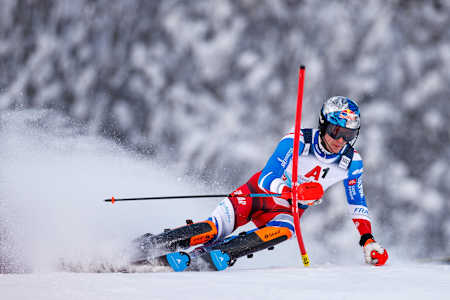 Slalom-Olympiasieger Clément Noël gewann bei einem Mannschaftswettbewerb 2018 Weltcup-Silber. 
