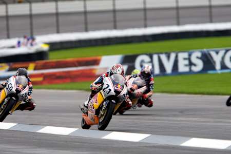 Florian Marino ahead of local boy JD Beach in Indianapolis 2008