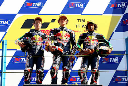 Alessio Cappella on the podium in Brno 2010