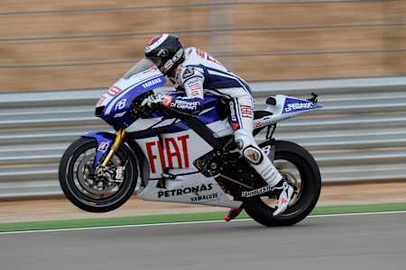 Jorge Lorenzo, caballito hacia su primer título en 2010, MotoGP.