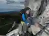 Sebastian Huber climbing in Aschau, Germany