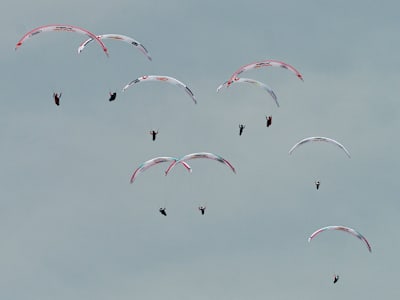 Athletes during Day 1 of the Red Bull X-Alps 2021 on June 20, 2021, on Gaisberg, Austria.