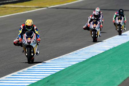 Alexander Kristiansson racing in Jerez 2010