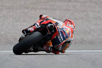 Ο Marc Marquez κατά τη διάρκεια του Παγκόσμιου Πρωταθλήματος MotoGP™ στο Sachsenring της Γερμανίας στις 7 Ιουλίου 2019.