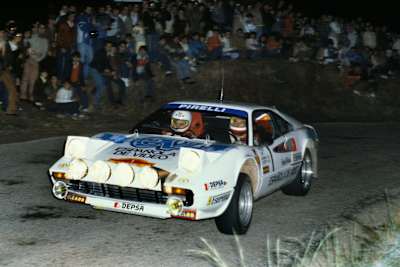 Antonio Zanini - Josep Autet, Ferrari 308 GTB, Rally Catalunya 1984.