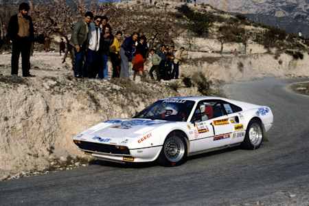 Antonio Zanini, Rally Race-Costa Blanca 1984, Ferrari 308 GTB.
