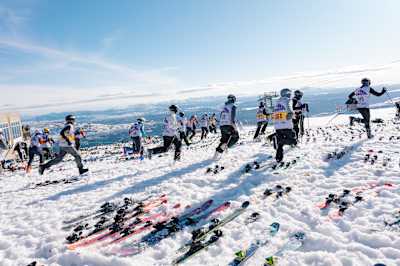 Red Bull Homerun participants in Åre Sweden April 20th 2025.