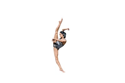 A photograph of ballet star Dusty Button.