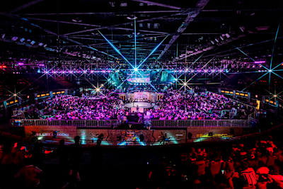 The stage at the Red Bull BC One World Final.