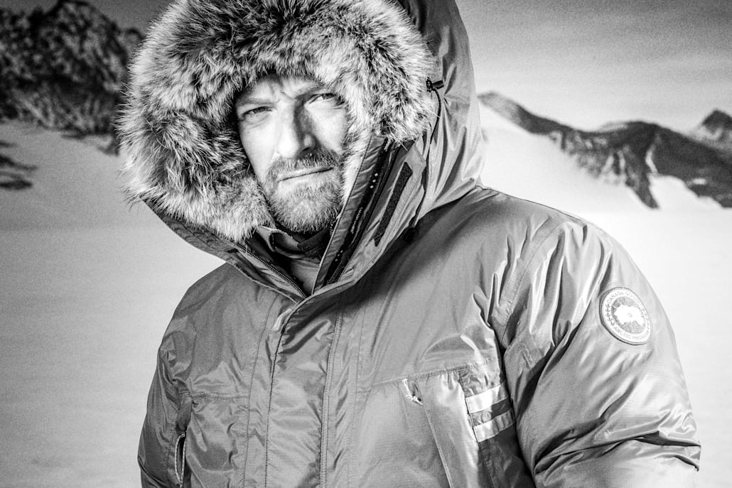 A portrait of polar explorer Ben Saunders.