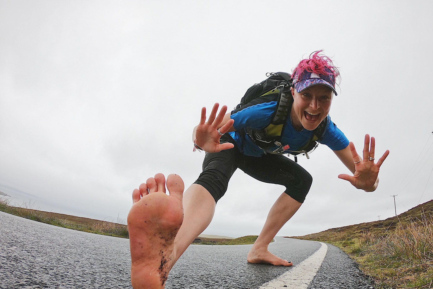 barefoot running form