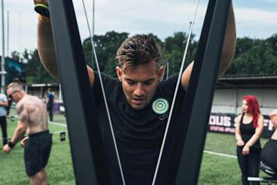 The Turf Games workouts test strength, speed, power and endurance