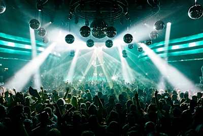 The Hï Ibiza superclub in Ibiza, Spain.