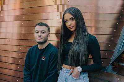 Hava & Ardian Bujupi in den Red Bull Music Studios Berlin