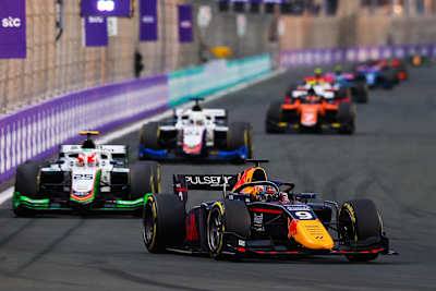The FIA Formula 2 Championship at Jeddah Corniche Circuit