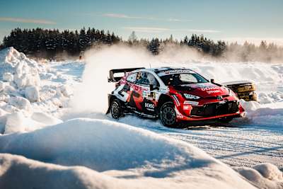 Pajari won two stages and kept the pressure on team-mate Katsuta