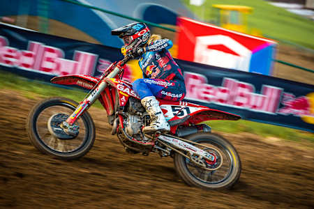 “When I put my helmet on, it’s all up to me,” Barcia says.