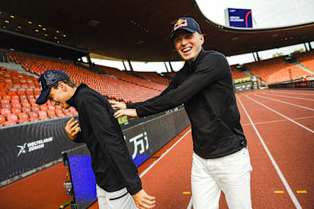 Beim Warm up ist die Stimmung noch locker und entspannt.