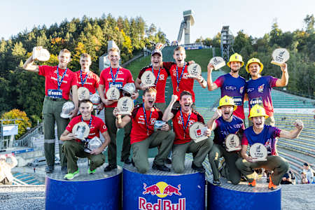 Die Titelverteidigerstaffel der FF Tragwein 1 siegte in 1:51,80 Minuten 