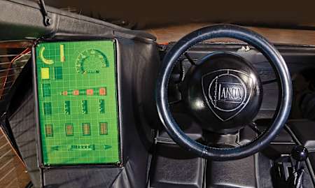 Lancia Stratos 'Zero', detalle interior, Rally.