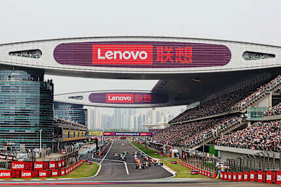 Max Verstappen of Oracle Red Bull Racing at the Chinese Grand Prix on April 21, 2024.