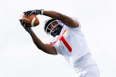 Dakorien Moore poses for a portrait in Lawndale, Calif. on July 21, 2025