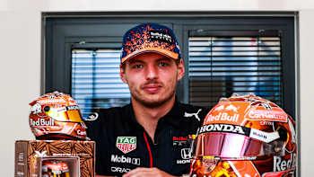 Max With His Spa Special Helmets