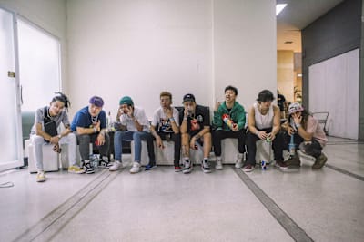A photo of Chinese hip-hop group Higher Brothers.