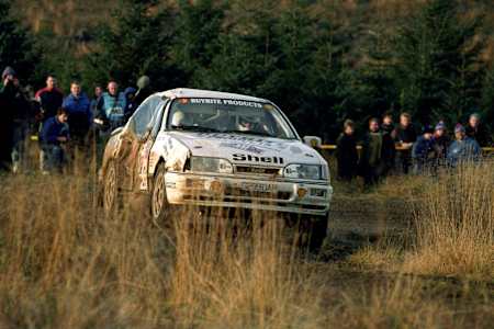 Colin McRae, Ford Sierra Cosworth 4x4, Rally RAC 1990, WRC.