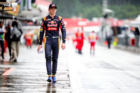 Max Verstappen à Spielberg, lors du Grand Prix d'Autriche, en 2015.