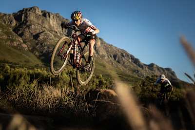 Laura Stigger performs in Stellenbosch, South Africa on January 8, 2021.