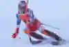 Alpine skier Clément Noël in action in Val d'Isère.