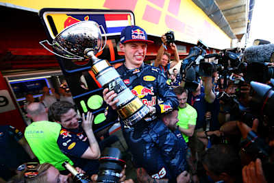 F1's first teenage winner, Max Verstappen