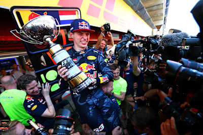 F1's first teenage winner, Max Verstappen