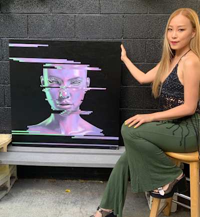 On display