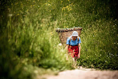 A local woman in Südtirol.