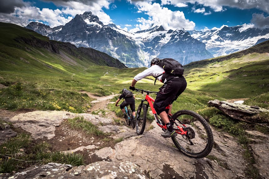 flowy mountain bike trails near me
