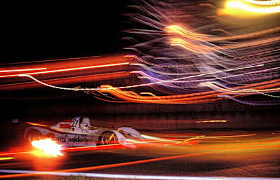 This is Le Mans with a slow shutter speed.