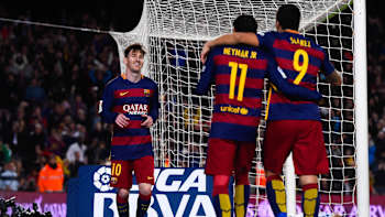 Lionel Messi scores against Real Sociedad
