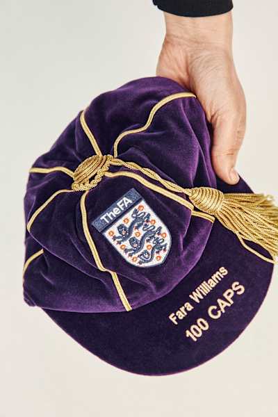 Fara Williams' England cap.