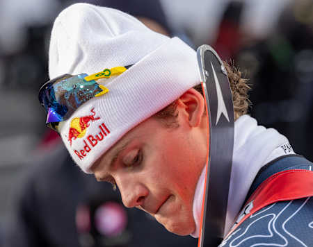 Lucas Pinheiro Braathen in a reflective moment