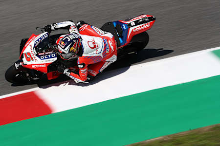 Johann Zarco durante el Gran Premio de Italia disputado en el Circuito de Mugello en mayo de 2021.
