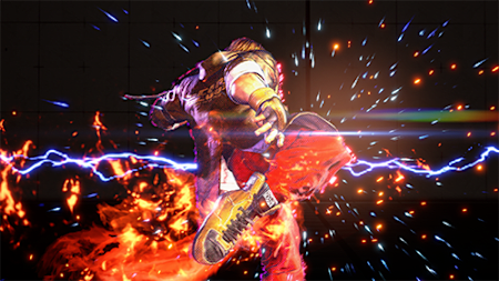 Ken's Shippu Jinrai-kyaku in Street Fighter 6.