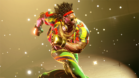 Dee Jay from Street Fighter 6 with his Sunrise Festival super move.