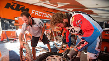 Manuel Lettenbichler seen at the World Enduro Super Series Stop 7 BR2 Enduro in Solsona, Spain on October 5, 2019.