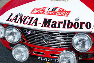 Lancia Fulvia HF 1.6 de Harry Källström, Rally de Montecarlo d3 1973, WRC.