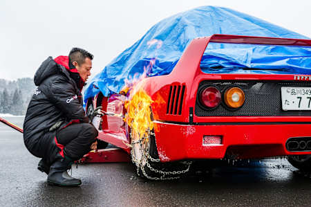 F40雪山キャンプ、その裏側
