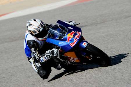 Corentin Perolari racing at the Rookies Cup Selection week 2013
