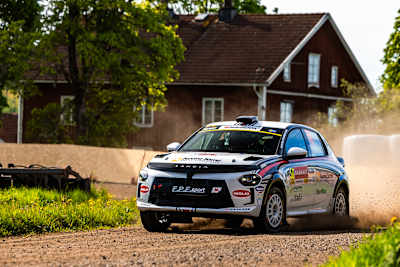 Davide Pesavento was the first Lancia home in third