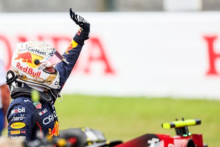 Max Verstappen of Oracle Red Bull Racing at the Japanese Grand Prix on October 9, 2022.
